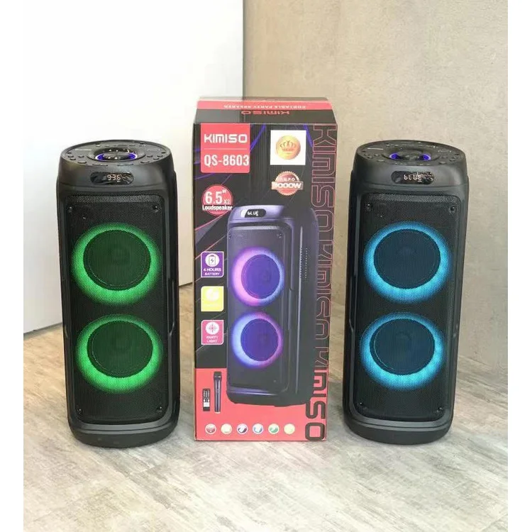 QS-8603 New Trending Product Speaker KIMISO 6.5inch Big Plastic Speaker With Screen
QS-8603 New Trending Product Speaker KIMISO 6.5inch Big Plastic Speaker With Screen