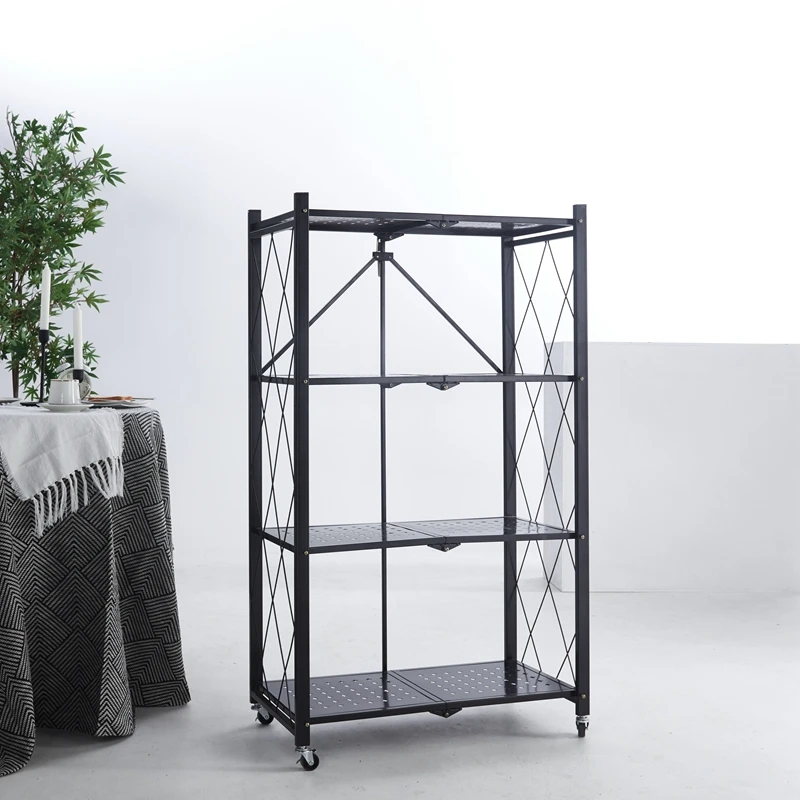 4 Tier Mesh Wire Metal Basket Storage Organizer rack Rolling Cart For Kitchen 
4 Tier Mesh Wire Metal Basket Storage Organizer rack Rolling Cart For Kitchen