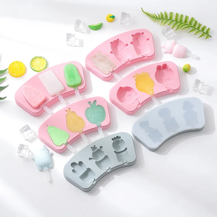 Cartoon Homemade Siamese Popsicle Ice Cream Mold with Lid Silicone Ice Cream Mold Baking Tool Stick, Pink,blue
Cartoon Homemade Siamese Popsicle Ice Cream Mold with Lid Silicone Ice Cream Mold Baking Tool Stick, Pink,blue