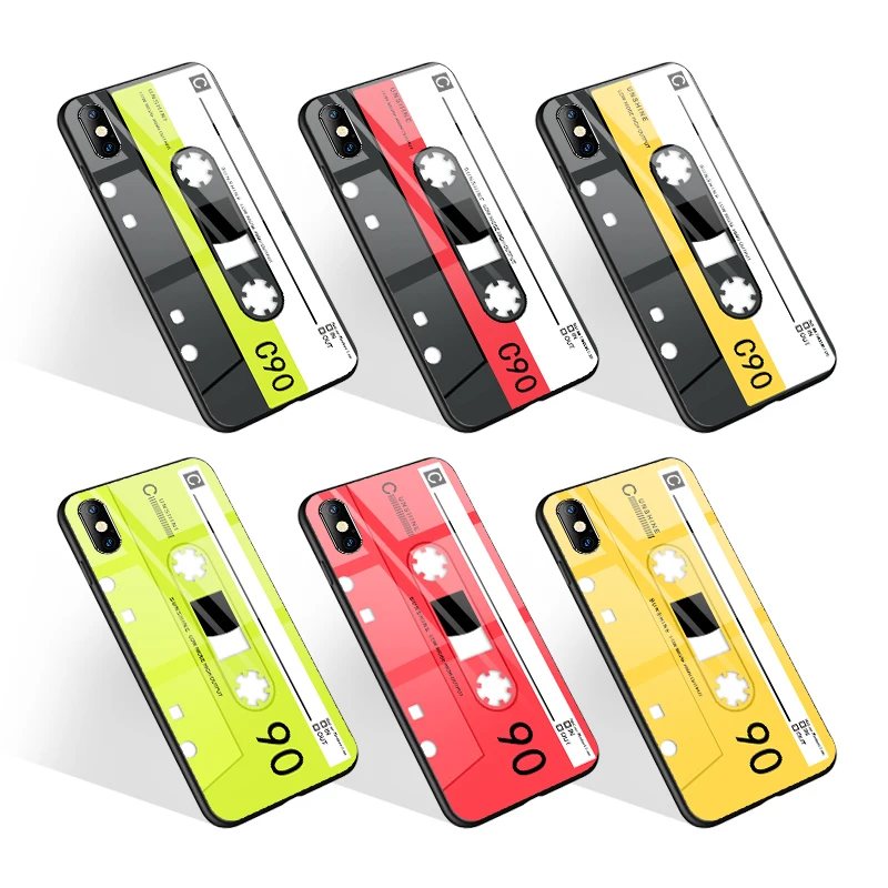 Fashion Magnetic Tape HD Print Glass Phone Cases for iPhone 13 Pro Max Hard Mobile Covers for Samsung S20 S21 Note 20, Black
Fashion Magnetic Tape HD Print Glass Phone Cases for iPhone 13 Pro Max Hard Mobile Covers for Samsung S20 S21 Note 20, Black