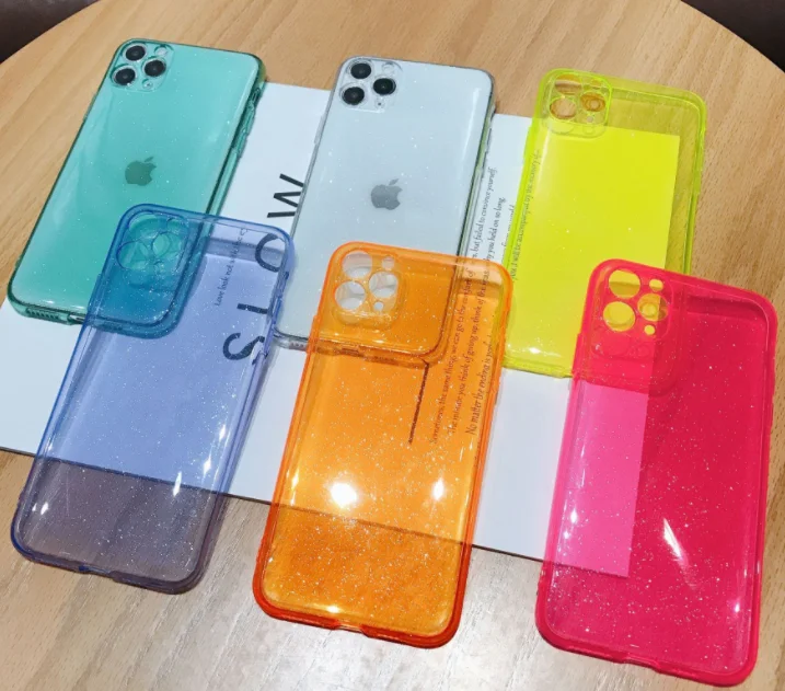 Girl fluorescent glitter Clear TPU Phone case for iPhone 12 case wholesale, Multi colors
Girl fluorescent glitter Clear TPU Phone case for iPhone 12 case wholesale, Multi colors