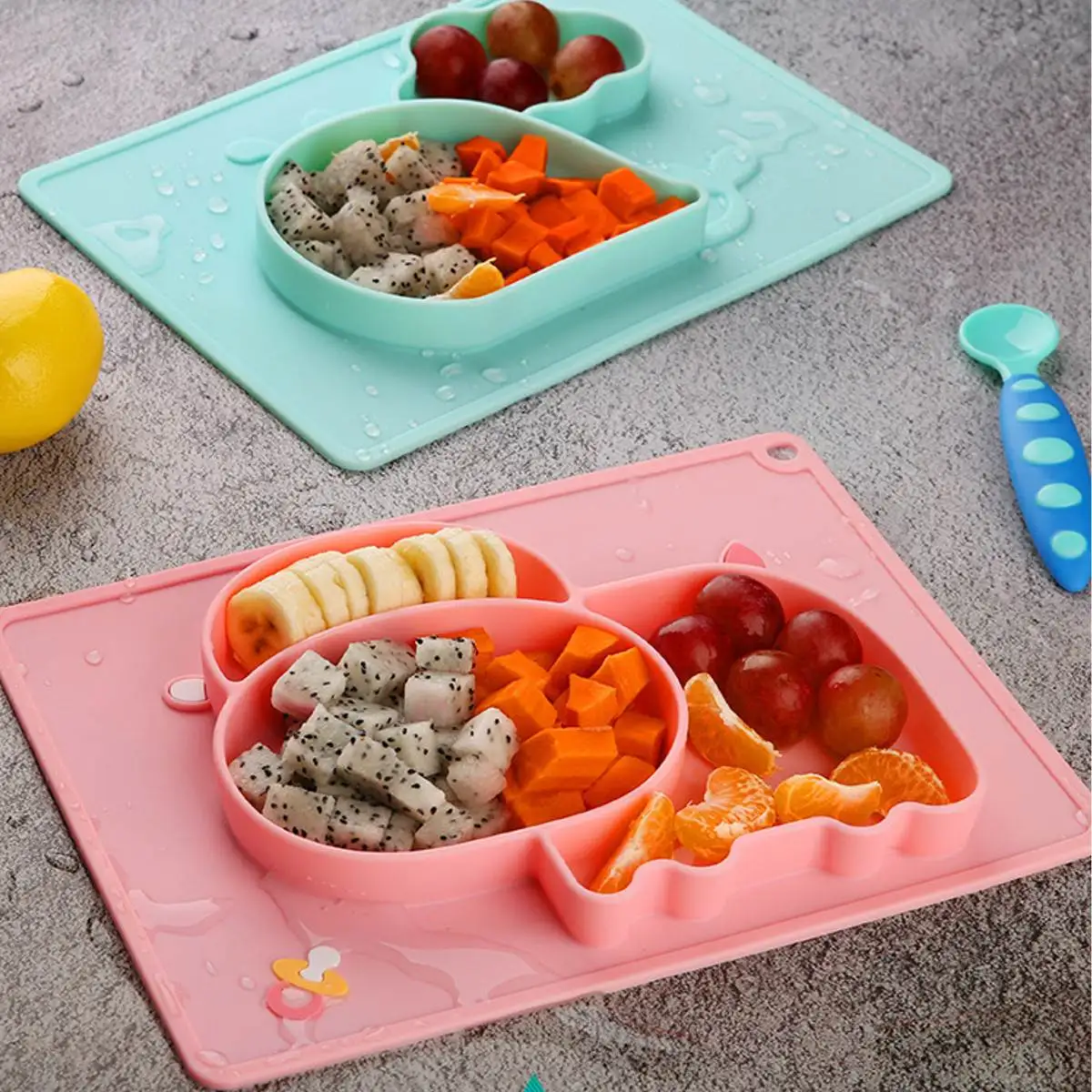 Baby Plate Tableware Children Food Feeding Container Placemat Baby Dishes Infant Feeding Cup Silicone Suction Bowl for Kid, Multicolor
Baby Plate Tableware Children Food Feeding Container Placemat Baby Dishes Infant Feeding Cup Silicone Suction Bowl for Kid, Multicolor