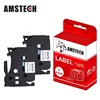 Amstech Compatible P-touch Tape TZe 251 TZe251 TZ-251 24mm 0.94 inch Black on White 8m for Brother Label Tape TZ Tape Cartridge