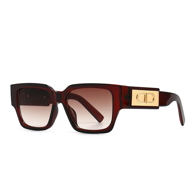 European And American Popular 2021 Glasses Sunglasses Modern Square Dark Brown Gafas De Sol Para Mujer
European And American Popular 2021 Glasses Sunglasses Modern Square Dark Brown Gafas De Sol Para Mujer
