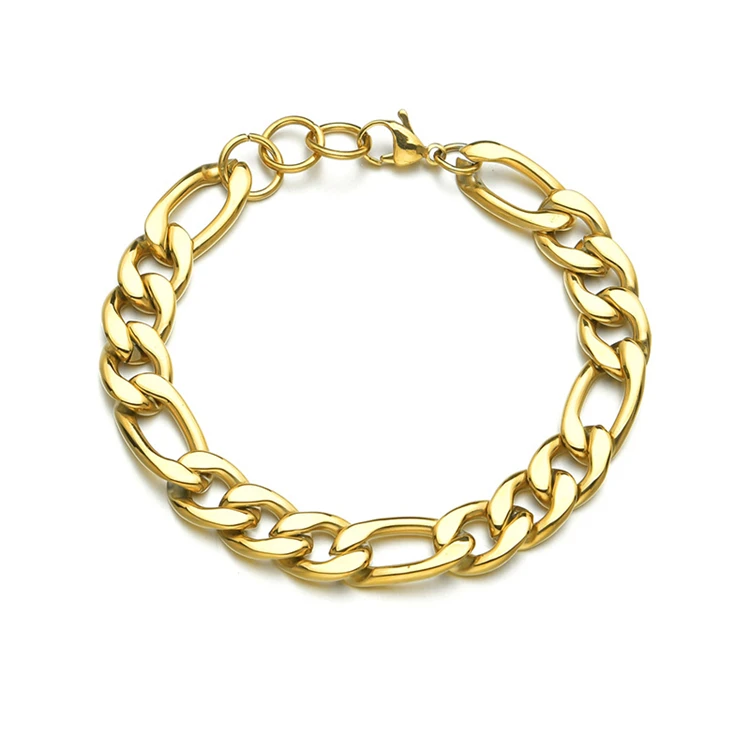 2021 fashion stainless steel chain silver gold plated figaro chains bracelets for Men and Women jewelry
2021 fashion stainless steel chain silver gold plated figaro chains bracelets for Men and Women jewelry