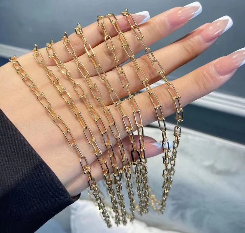 18K Solid Plain Real Gold Choke Chain Link Necklace Bracelet Women Yellow Gold Rose Gold 16inch 18inch
18K Solid Plain Real Gold Choke Chain Link Necklace Bracelet Women Yellow Gold Rose Gold 16inch 18inch