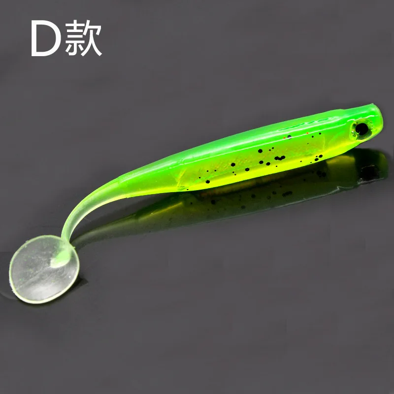 9cm 5g 5pcs a bag 3D T-tail Ocean Beach colorful seabass lifelike the colours of the rainbow silicone fishing soft Lure, 5 colors
9cm 5g 5pcs a bag 3D T-tail Ocean Beach colorful seabass lifelike the colours of the rainbow silicone fishing soft Lure, 5 colors