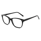Custom logo classic square acetate eyeglasses frames women