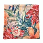 new floral printed viscose shawls for girls beach wear customer design digital printing scarf