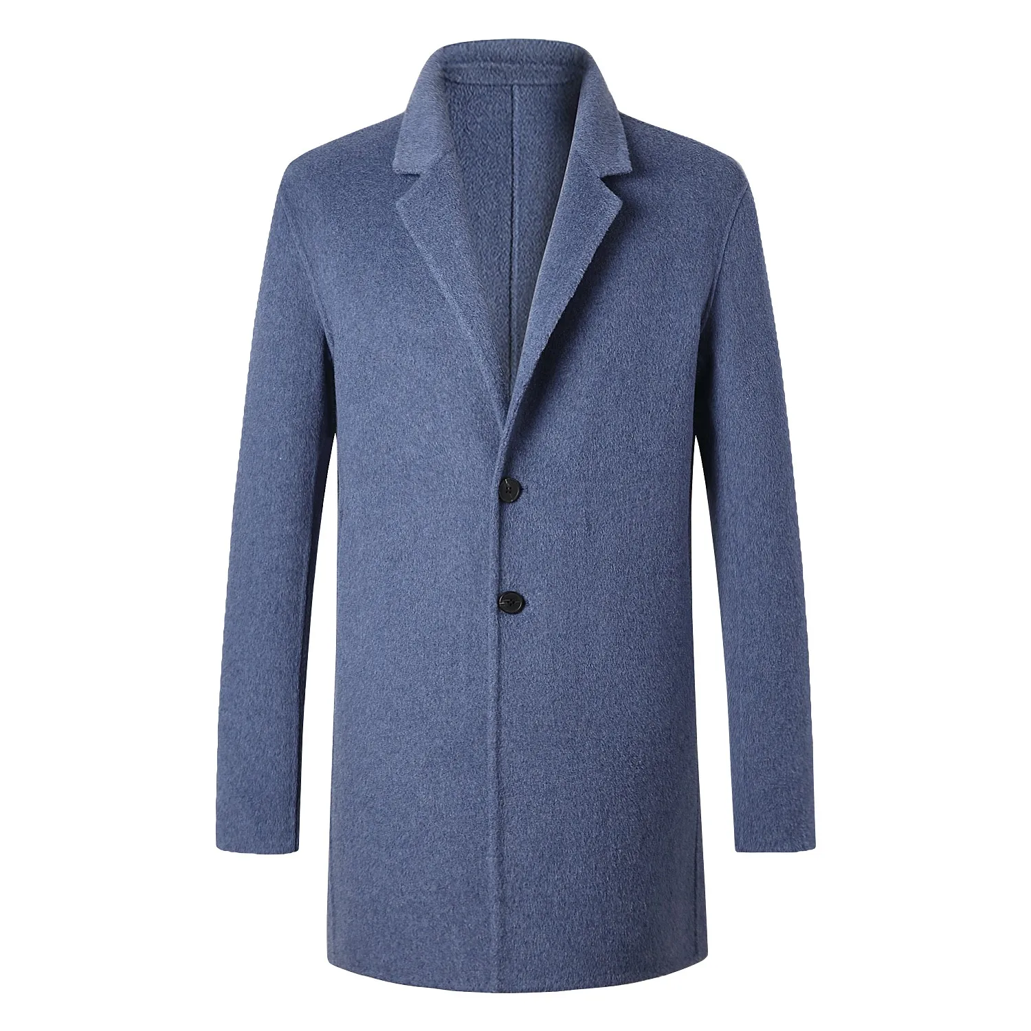 Latest Design Simple Style Wholesale Men's Casual Fashion Wool Coat Solid Color Long Blend Coat
Latest Design Simple Style Wholesale Men's Casual Fashion Wool Coat Solid Color Long Blend Coat