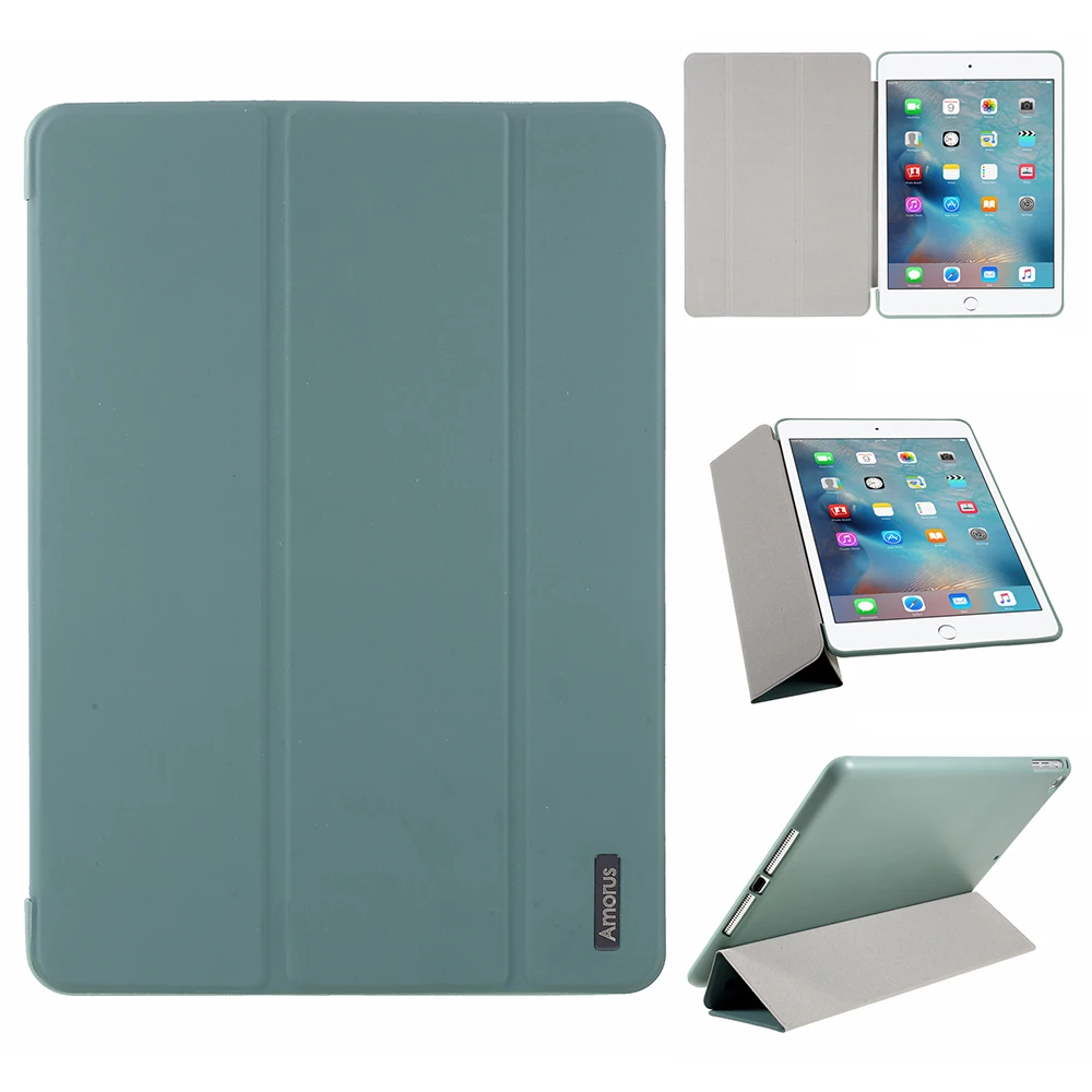 AMORUS Tri-fold Leather Stand Case for iPad Air 2/iPad Air (2013)/iPad 9.7-inch (2018)/iPad 9.7-inch (2017)
AMORUS Tri-fold Leather Stand Case for iPad Air 2/iPad Air (2013)/iPad 9.7-inch (2018)/iPad 9.7-inch (2017)