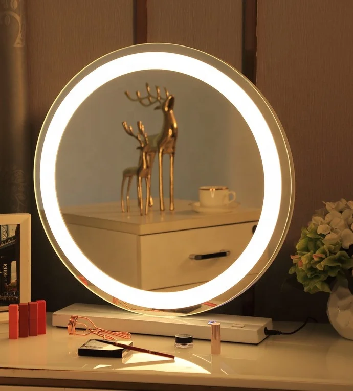 Led Lights Makeup Mirror round led light strip Hollywood Style Cosmetic, White, black, can be customized
Led Lights Makeup Mirror round led light strip Hollywood Style Cosmetic, White, black, can be customized