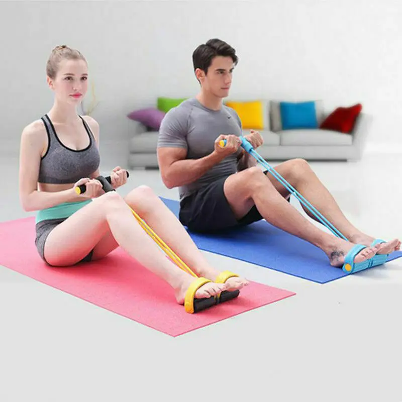 Multifunction Leg Exerciser Pull Rope Training Equipment 4 Tube Elastic Sit Up Pull Rope with Foot Pedal Yoga Equipment
Multifunction Leg Exerciser Pull Rope Training Equipment 4 Tube Elastic Sit Up Pull Rope with Foot Pedal Yoga Equipment