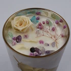 factory directly sell beautiful candle stand crystal custom scented candle