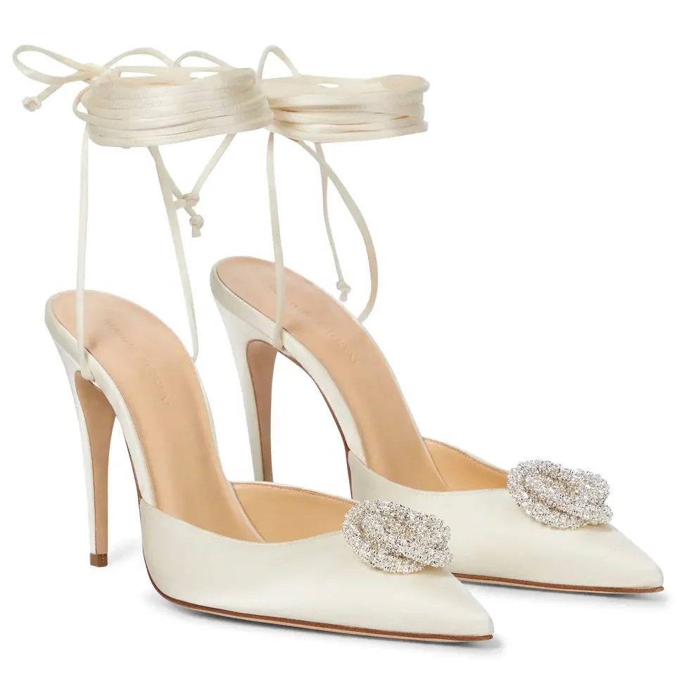 Wedding shoe diamonds flower design party dress ladies pumps lace up pointed toe high heel women pumps, Pink
Wedding shoe diamonds flower design party dress ladies pumps lace up pointed toe high heel women pumps, Pink