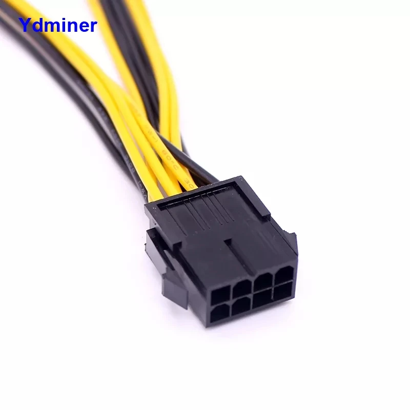 8 (6+2) Pin VGA Graphic Video Card Adapter Power 180 degree psu cable pc psu cables, Black/yellow
8 (6+2) Pin VGA Graphic Video Card Adapter Power 180 degree psu cable pc psu cables, Black/yellow