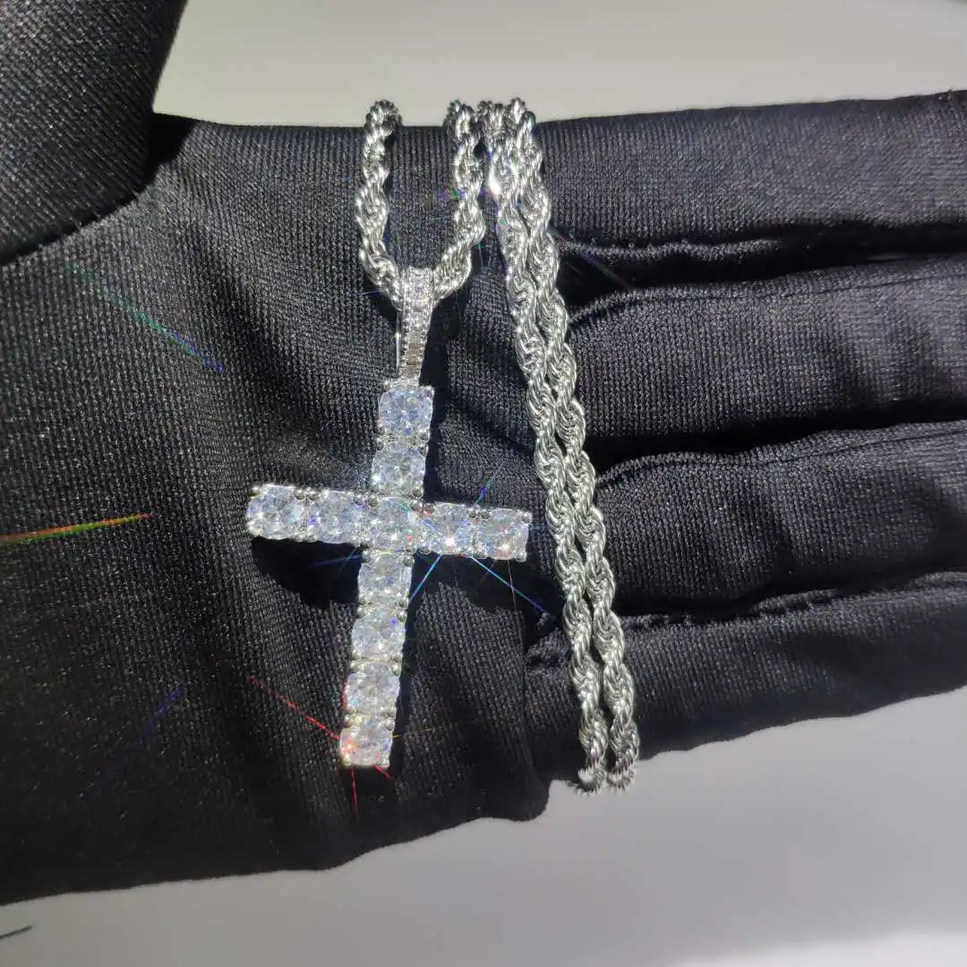 Factory jewelry 2020 Fashion Glitter Sexy Party Diamond AAA Zircon CZ Stone Tennis Girl Cross Pendant Necklace Chain for Women
Factory jewelry 2020 Fashion Glitter Sexy Party Diamond AAA Zircon CZ Stone Tennis Girl Cross Pendant Necklace Chain for Women