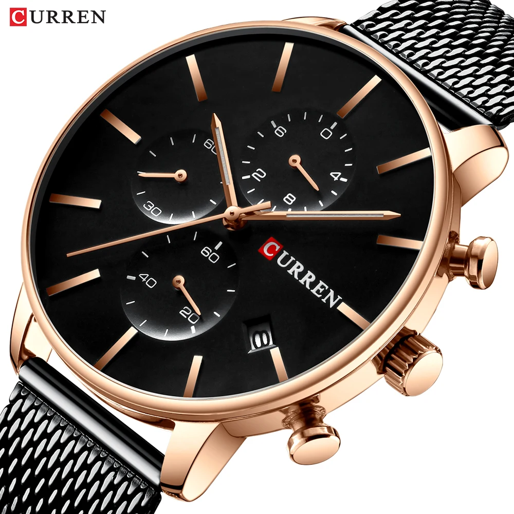 CURREN 8339 Brand Men Sport Watches Men's Quartz Watch Stainless Steel Waterproof Watch relogio masculino Clock Male
CURREN 8339 Brand Men Sport Watches Men's Quartz Watch Stainless Steel Waterproof Watch relogio masculino Clock Male