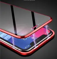 Double side dual Tempered Glass 360 Full Protection Metal Magnetic Phone Case for iPhone 8 X XS MAX XR
Double side dual Tempered Glass 360 Full Protection Metal Magnetic Phone Case for iPhone 8 X XS MAX XR