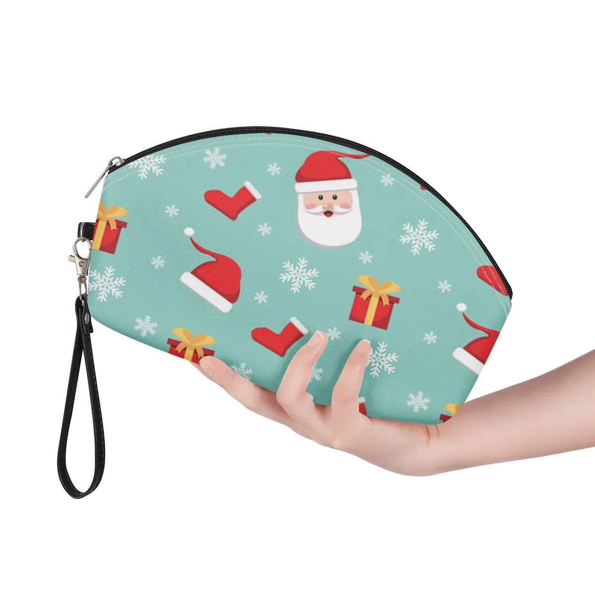 Wholesale Christmas series Santa Claus doll female cosmetic bag super mini high quality suitable for all occasions in stock, Support printing any colors you want
Wholesale Christmas series Santa Claus doll female cosmetic bag super mini high quality suitable for all occasions in stock, Support printing any colors you want