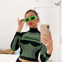 Printed T-shirt Polyester Spandex Crop Tops Wholesale Elastic Long Sleeve Breathable Yoga Woman Clothes
Printed T-shirt Polyester Spandex Crop Tops Wholesale Elastic Long Sleeve Breathable Yoga Woman Clothes