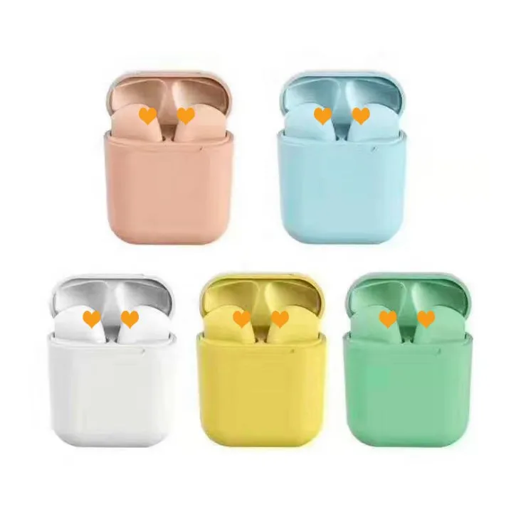 i12 Blue tooth Earphone new 5.0 macaron color in pods12 sports Headphone Wireless Earbuds with Charging case
i12 Blue tooth Earphone new 5.0 macaron color in pods12 sports Headphone Wireless Earbuds with Charging case