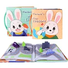 Early Learning Kids Soft Cloth Quiet Book Educational Toy Baby Busy Book