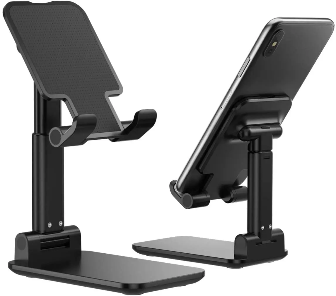 Adjustable stand mobile phone holder support telephone portable foldable phone stand plastic mobile holder, White,black
Adjustable stand mobile phone holder support telephone portable foldable phone stand plastic mobile holder, White,black
