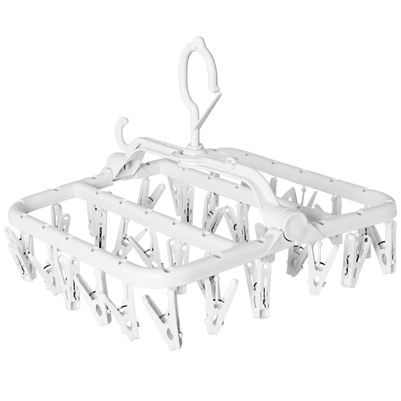 32 Clip Plastic Bra Clothespin Inner Hanger Baby Clothes Rack Multi-Clip Socks Hanger MZL
32 Clip Plastic Bra Clothespin Inner Hanger Baby Clothes Rack Multi-Clip Socks Hanger MZL