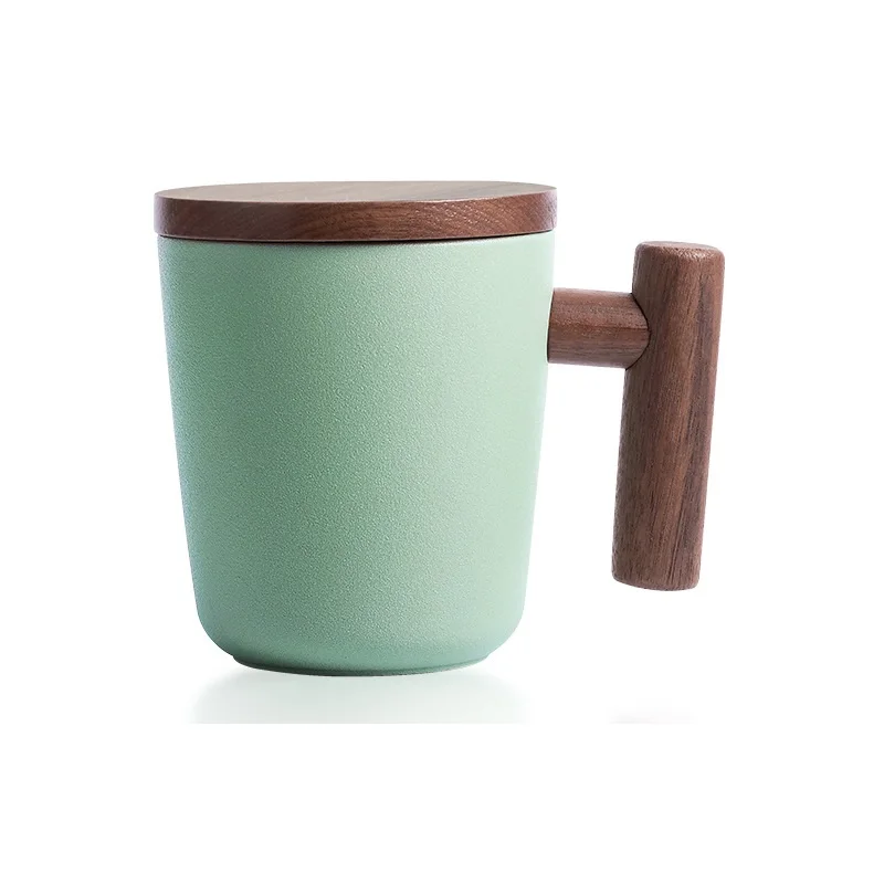 high quality japanese style 12oz cappuccino coffee ceramic cup with wood handle mug
high quality japanese style 12oz cappuccino coffee ceramic cup with wood handle mug