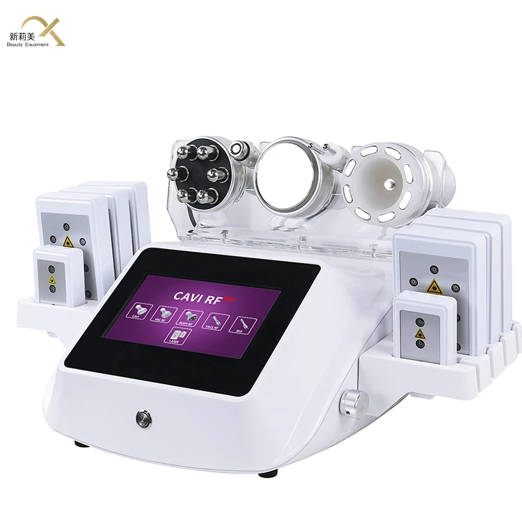 6 in 1 multi functional beauty equipment cavitation smart 3d rf vacuum slimming skin rejuvenation bio machine, White
6 in 1 multi functional beauty equipment cavitation smart 3d rf vacuum slimming skin rejuvenation bio machine, White