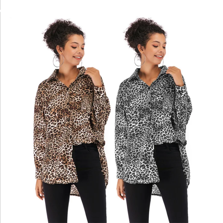 Springway Spring Fashion Best Selling Long Sleeve Leopard Print Ladies Shirts Loose Plus Size Chiffon Cardigan Women's Blouse, Black,khaki
Springway Spring Fashion Best Selling Long Sleeve Leopard Print Ladies Shirts Loose Plus Size Chiffon Cardigan Women's Blouse, Black,khaki