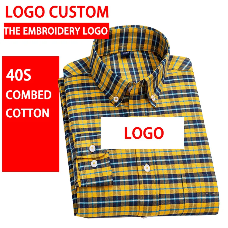 Mens 100% Cotton Spring Autumn Loose Long Sleeve Plaid Dye Check 4xl Shirts With Sublimation
Mens 100% Cotton Spring Autumn Loose Long Sleeve Plaid Dye Check 4xl Shirts With Sublimation