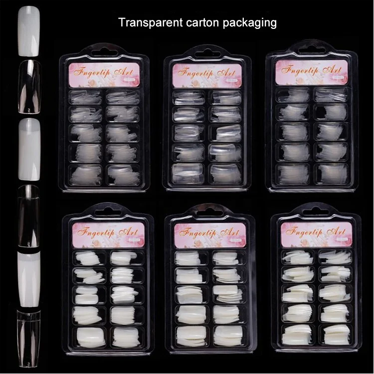 Wholesale 100pcs/box Nails Extension System Full Cover Manicure French Style Halfcover False Nail Tips, Transparent/white
Wholesale 100pcs/box Nails Extension System Full Cover Manicure French Style Halfcover False Nail Tips, Transparent/white