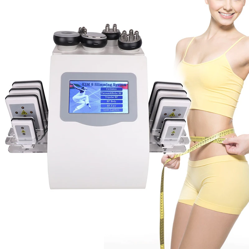 New Arrival 6 In 1 Ultrasonic Cavitation Vacuum Radio Frequency Laser Massager lipo Laser Slimming Machine for slimming weight
New Arrival 6 In 1 Ultrasonic Cavitation Vacuum Radio Frequency Laser Massager lipo Laser Slimming Machine for slimming weight