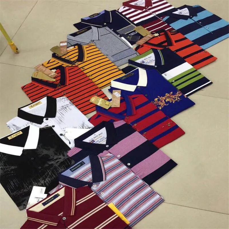 Summer short sleeve T-shirt Men's fashion polo shirt lapel thin half sleeve high-end embroidered ice silk clothes
Summer short sleeve T-shirt Men's fashion polo shirt lapel thin half sleeve high-end embroidered ice silk clothes