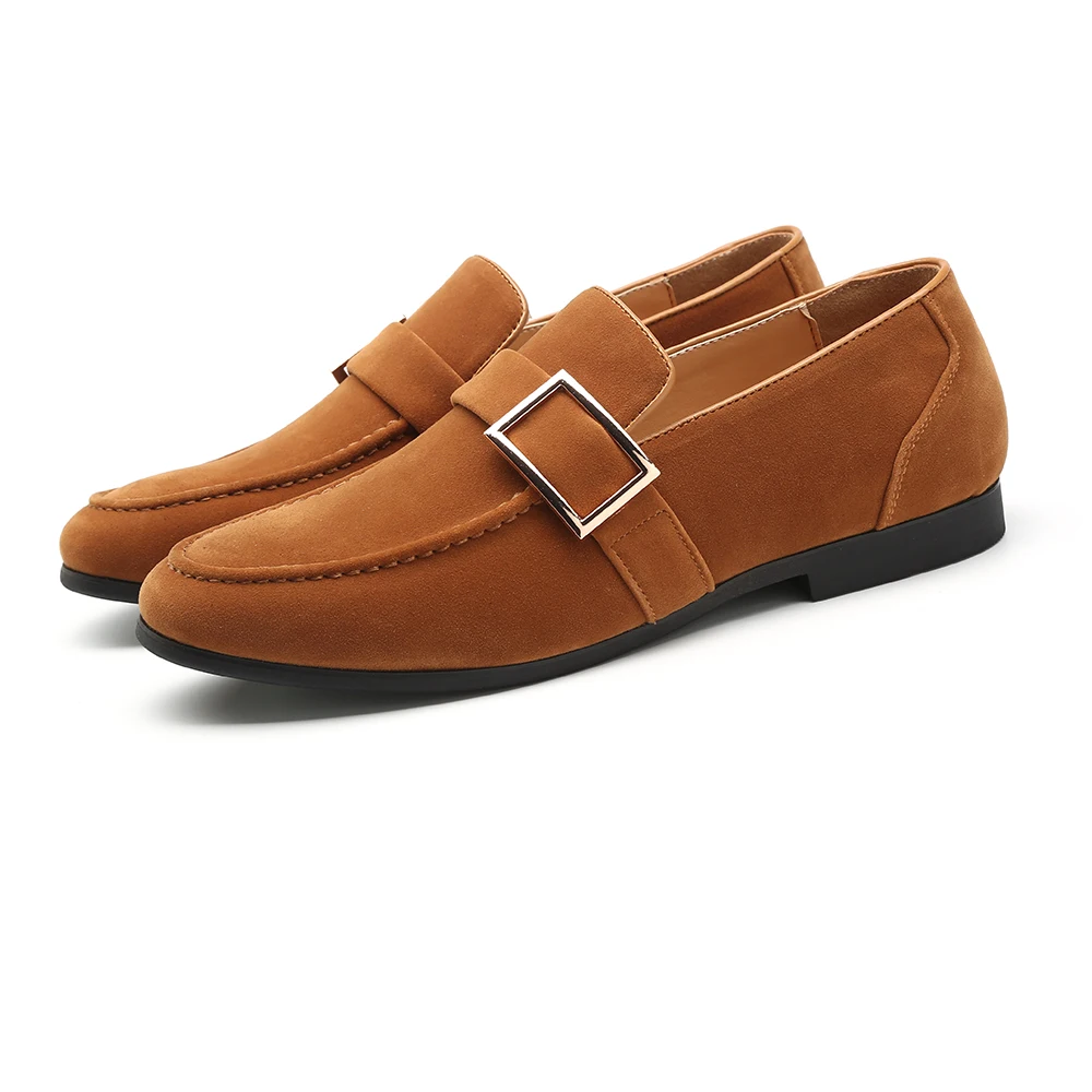 37-48 Big Size Suede Smoking Slipper Buckle Round Toe Loafer Wedding Dress Shoe 1616-1
37-48 Big Size Suede Smoking Slipper Buckle Round Toe Loafer Wedding Dress Shoe 1616-1