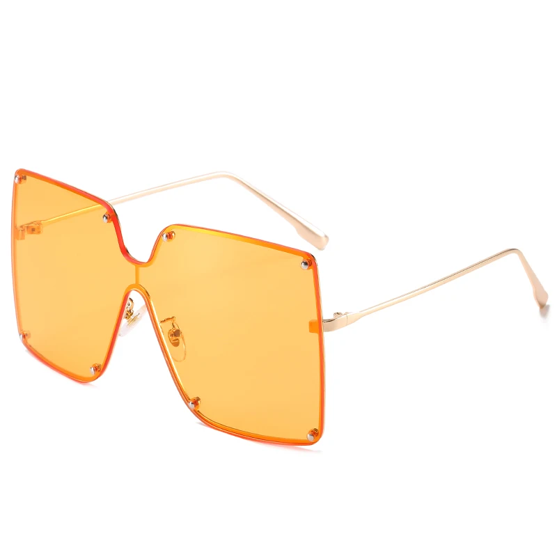 2021 Women Eyewear big metal frame one piece leans Oversized Goggle Sun glasses Retro sunglasses vintage uv protection
2021 Women Eyewear big metal frame one piece leans Oversized Goggle Sun glasses Retro sunglasses vintage uv protection