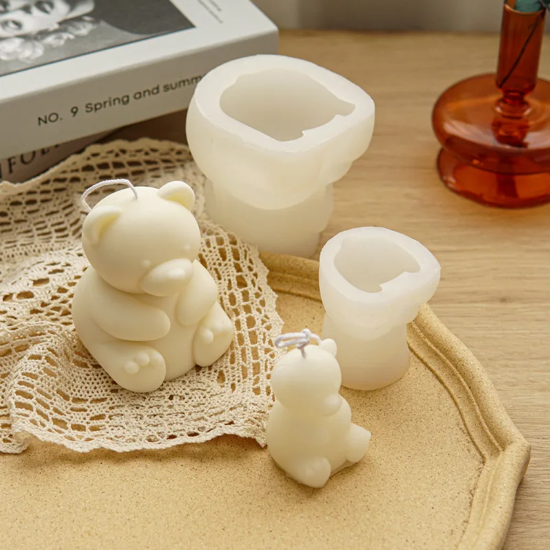 LOVE'N LV475X Lovely South Korean INS bear candle molds DIY handmade gift silicone mold for home decoration
LOVE'N LV475X Lovely South Korean INS bear candle molds DIY handmade gift silicone mold for home decoration
