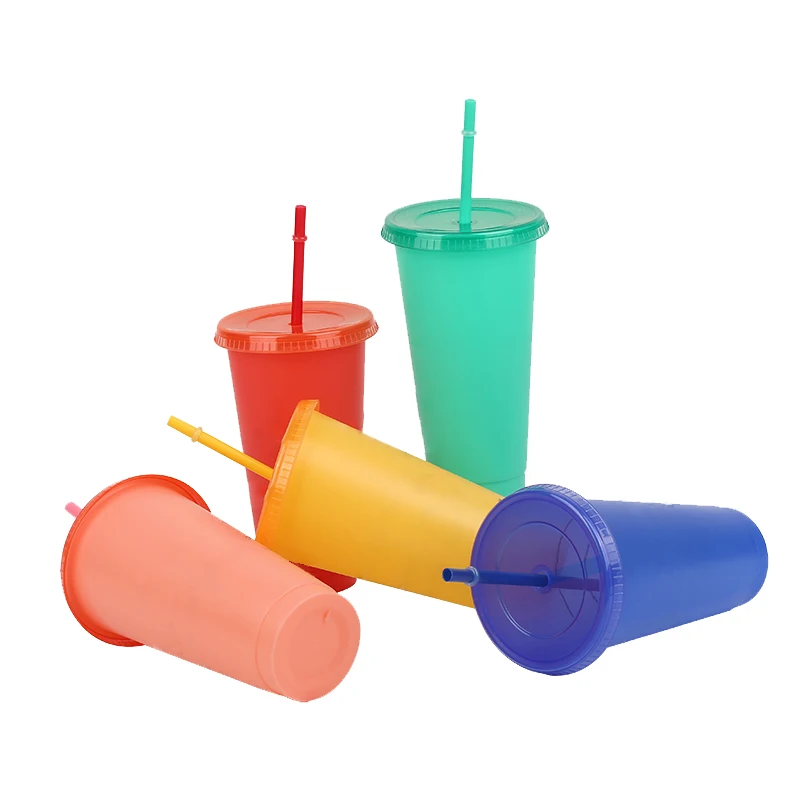 Summer Plastic Straw Cup Plastic Cups With Lids And Straws Color Changing Cups, Blue/red/orange
Summer Plastic Straw Cup Plastic Cups With Lids And Straws Color Changing Cups, Blue/red/orange
