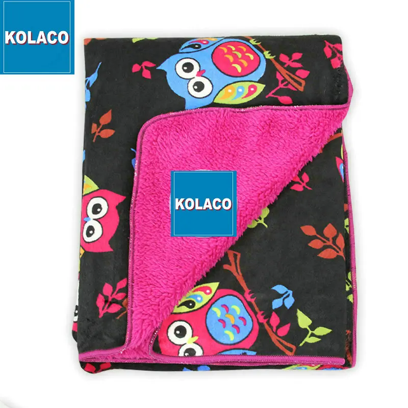 New design cartoon pattern kids quality baby blankets