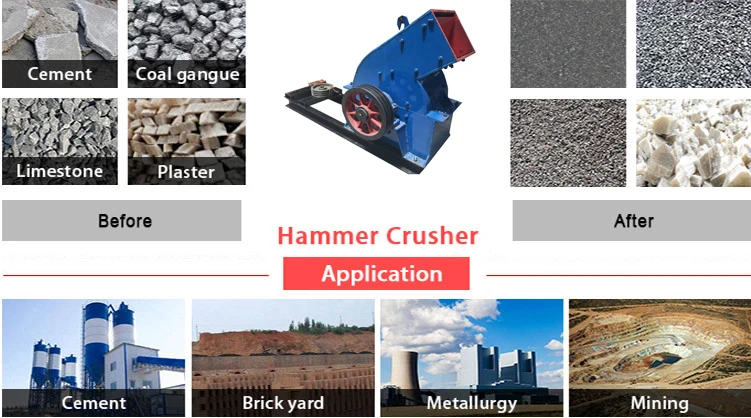 mini cheap rock stone hammer crusher for sale