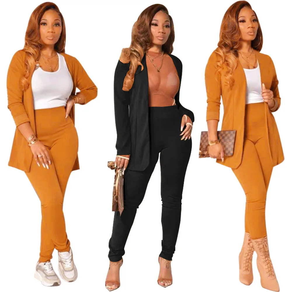2021 spring women hot sale casual fashion cardigans and long-sleeved two-piece nightclub outfits, Picture color
2021 spring women hot sale casual fashion cardigans and long-sleeved two-piece nightclub outfits, Picture color