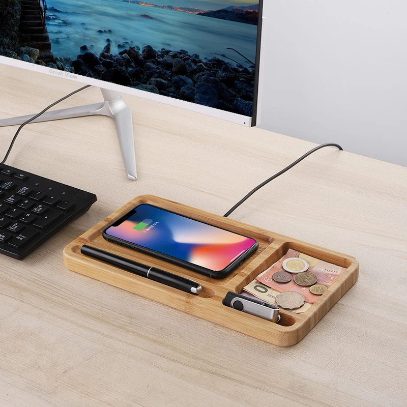 All in one cool seat gap organizer wooden wireless charger tray bamboo cards and pen holder
All in one cool seat gap organizer wooden wireless charger tray bamboo cards and pen holder
