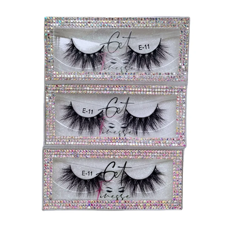 wholesale mink eyelashes vendor make your own brand popular crystal rhinestones 3d mink eyelashes with customized logo box 
wholesale mink eyelashes vendor make your own brand popular crystal rhinestones 3d mink eyelashes with customized logo box