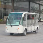 Bus Electric Sightseeing Bus Sightseeing Transportation Electric Tourist Shuttle Bus For Sale