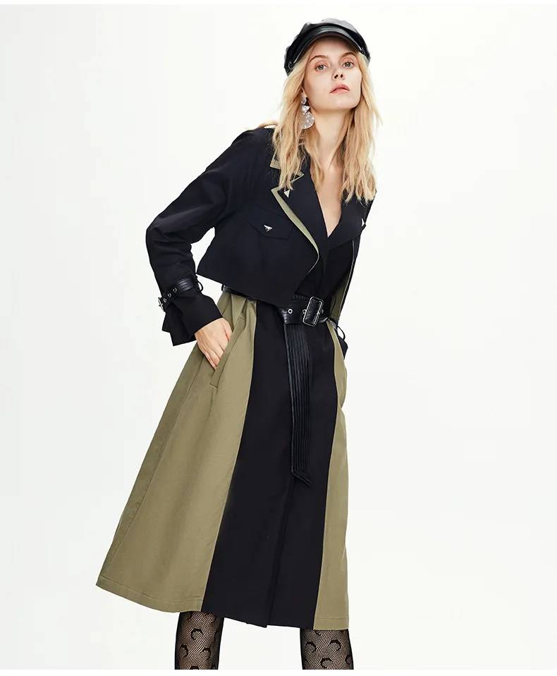 2020 Autumn Women Long Trench Coat Khaki With Belt Classic Casual Office Lady Business Outwear Fall Long Coat Women, 1 colors
2020 Autumn Women Long Trench Coat Khaki With Belt Classic Casual Office Lady Business Outwear Fall Long Coat Women, 1 colors