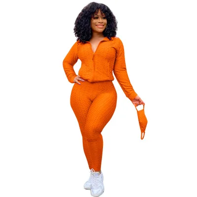 Good Quality 4XL Jacquard Sweatsuit Women's Set Sports Track Jacket Jogger Pants Set Yoga Tracksuit Two Piece Fitness Outfit Set
Good Quality 4XL Jacquard Sweatsuit Women's Set Sports Track Jacket Jogger Pants Set Yoga Tracksuit Two Piece Fitness Outfit Set