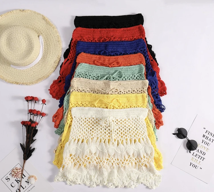 Women Beachwear Sexy Crochet Lace Skirt Colored Ladies Mini Skirt, Picture color
Women Beachwear Sexy Crochet Lace Skirt Colored Ladies Mini Skirt, Picture color