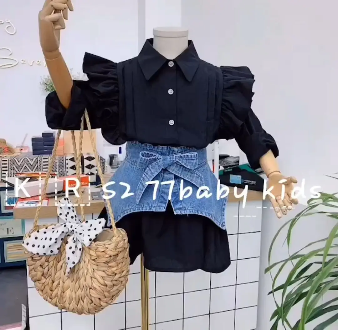 New Design 2022 Girls Dress Ruffle Sleeve Spring Fashionable Cotton Long sleeve Girls Kids Dresses, Black/white
New Design 2022 Girls Dress Ruffle Sleeve Spring Fashionable Cotton Long sleeve Girls Kids Dresses, Black/white
